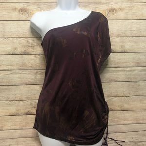 New Hale Bob Asymmetrical top Leopard Sz M